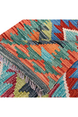 MODERN CHOBI KILIM 2.9 x 2.1 Ft