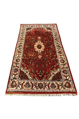 AUTHENTIC HAND KNOTTED INDO WOOL AREA RUG 5.4 X 2.10 FT (592 GER)