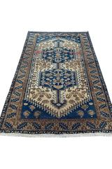 AUTHENTIC HAND KNOTTED VINTAGE HAMIDOUN WOOL AREA RUG 6.4 X 3.11 FT (477 GER)