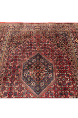 AUTHENTIC HAND KNOTTED VINTAGE BIJOUR WOOL AREA RUG 8.0 X 6.3 FT (451 GER)