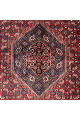 AUTHENTIC HAND KNOTTED VINTAGE BIJOUR WOOL AREA RUG 8.0 X 6.3 FT (451 GER)