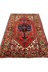 AUTHENTIC HAND KNOTTED VINTAGE HAMIDOUN WOOL AREA RUG 6.6 X 4.4 FT (479 GER)