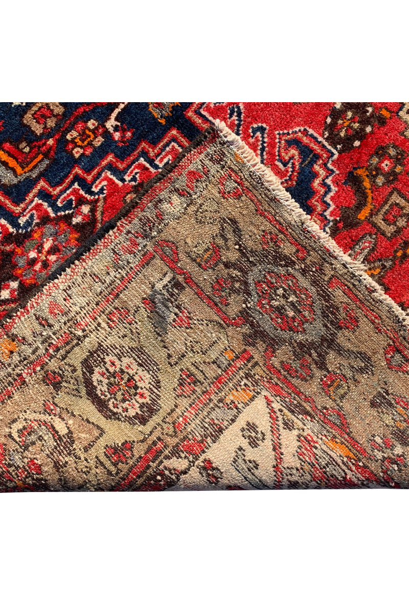 AUTHENTIC HAND KNOTTED VINTAGE HAMIDOUN WOOL AREA RUG 6.6 X 4.4 FT (479 GER)