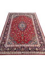 AUTHENTIC HAND KNOTTED QASHOUN WOOL AREA RUG 11.7 X 7.10 FT (1300 GER)