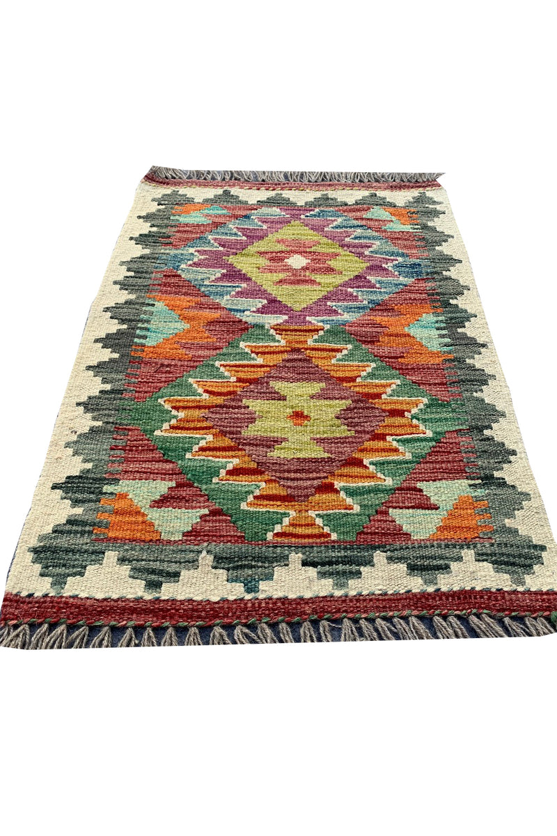 MODERN CHOBI KILIM 2.5 x 1.10 Ft