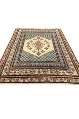 AUTHENTIC HAND KNOTTED VINTAGE MOROCCO WOOL AREA RUG 10.10 X 8.1 FT (456 GER)