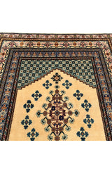 AUTHENTIC HAND KNOTTED VINTAGE MOROCCO WOOL AREA RUG 10.10 X 8.1 FT (456 GER)