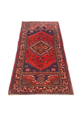 AUTHENTIC HAND KNOTTED VINTAGE TURKISH WOOL AREA RUG 5.9 X 3.2 FT (599 GER)