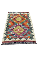 MODERN CHOBI KILIM 2.5 x 1.10 Ft