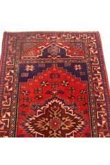 AUTHENTIC HAND KNOTTED VINTAGE TURKISH WOOL AREA RUG 5.9 X 3.2 FT (599 GER)