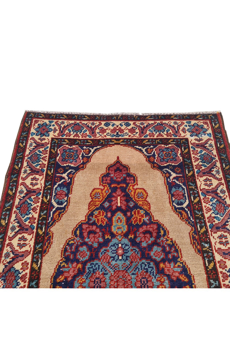 ANTIQUE ARZABIL RUG 3.8 x 2.4 FT