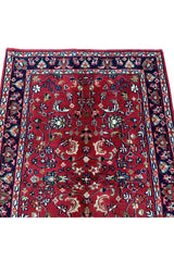 AUTHENTIC HAND KNOTTED INDO WOOL AREA RUG 6.0 X 4.0 FT (485 GER)