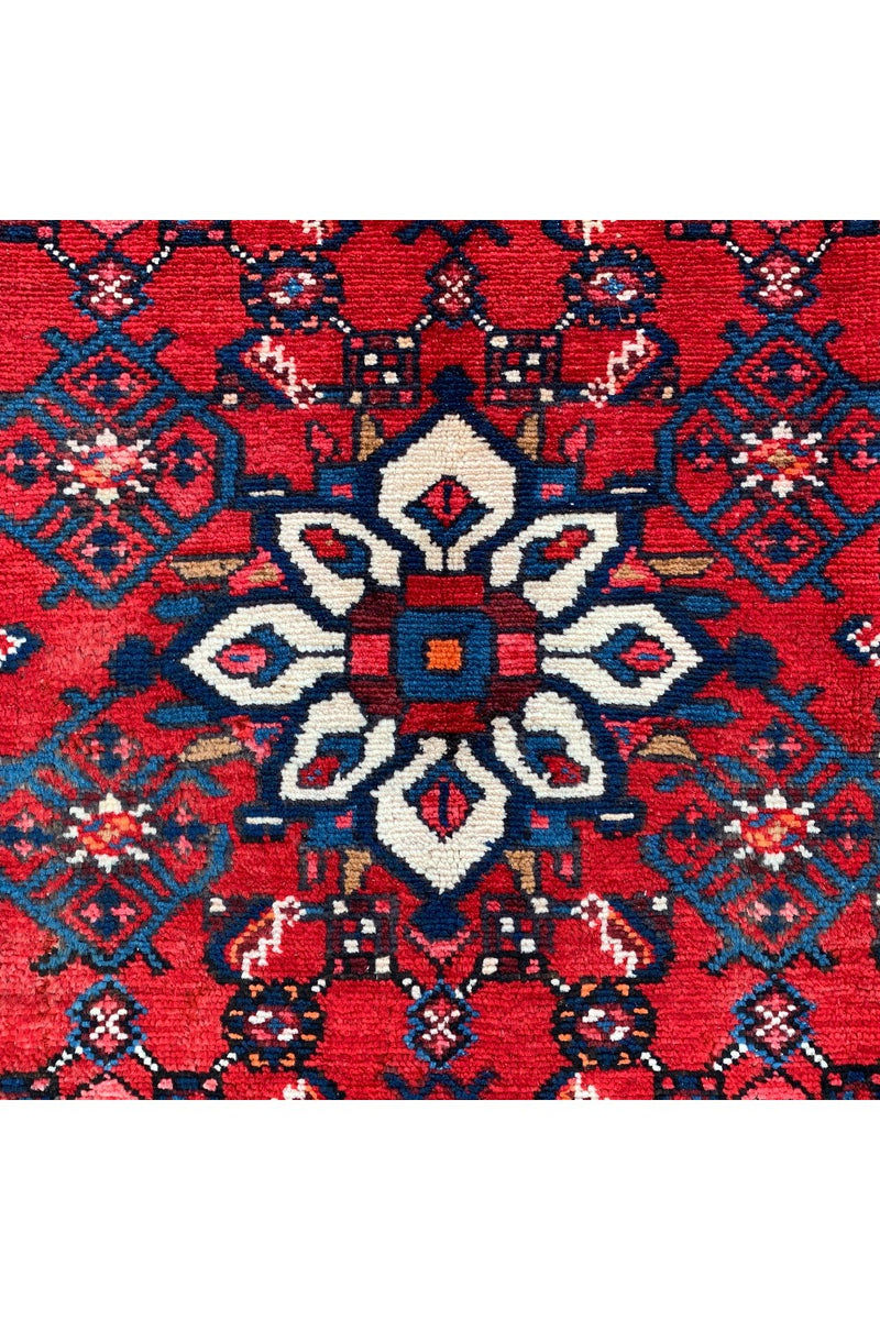 AUTHENTIC HAND KNOTTED VINTAGE HAMDIDOUN WOOL AREA RUG 6.5 X 4.9 FT (487 GER)