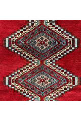 AUTHENTIC HAND KNOTTED VINTAGE PAKISTANI BOKHARA JHALDAR WOOL AREA RUG 6.1 X 4.3 FT (607 GER)