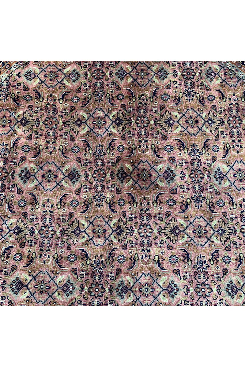 AUTHENTIC HAND KNOTTED BIJOUR ROUND WOOL AREA RUG 6.6 X 6.5 FT (701 GER)