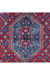 AUTHENTIC HAND KNOTTED VINTAGE BIJOUR WOOL AREA RUG 5.1O X 4.2 FT (494 GER)