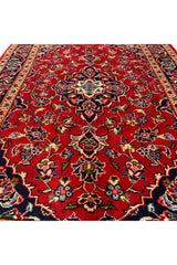 AUTHENTIC HAND KNOTTED QASHOUN WOOL AREA RUG 4.9 X 3.5 FT (611 GER)