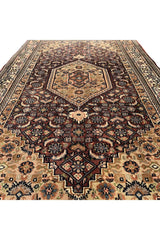 AUTHENTIC HAND KNOTTED VINTAGE BIJOUR WOOL AREA RUG 5.3 X 3.1 FT (612 GER)