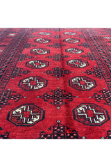 AUTHENTIC HAND KNOTTED VINTAGE HAMIDOUN WOOL AREA RUG 6.1 X 4.6 FT (498 GER)