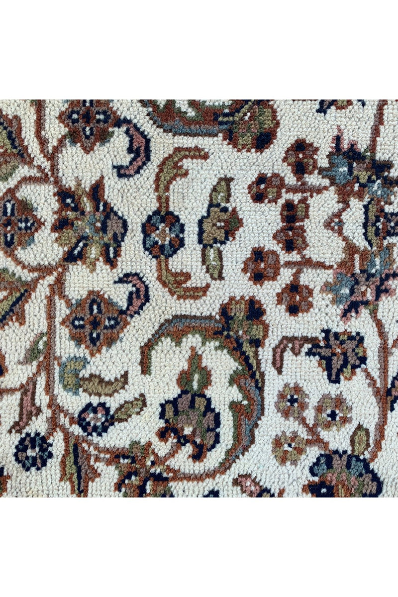 AUTHENTIC HAND KNOTTED VINTAGE INDO WOOL AREA RUG 7.1 X 5.9 FT (499 GER)