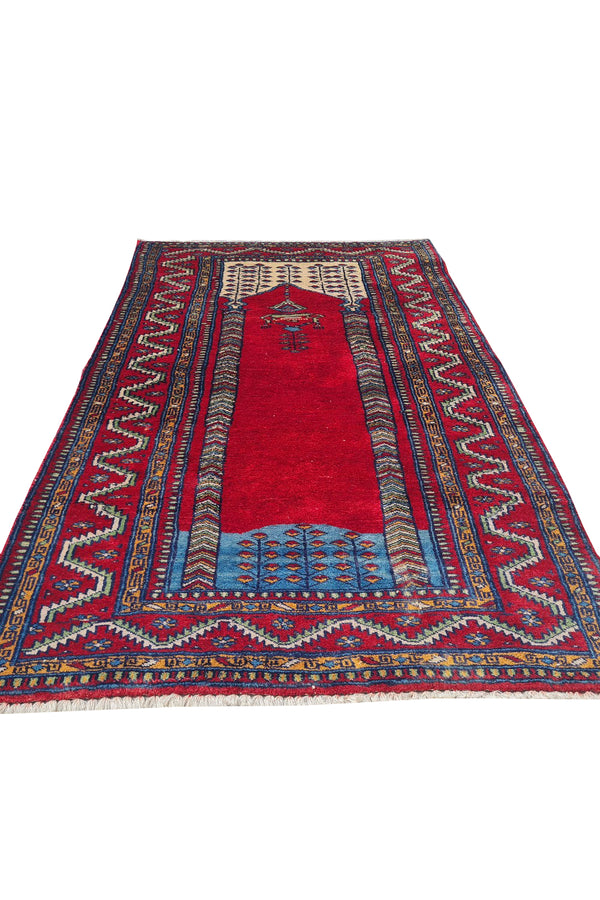 VINTAGE BOKHARA JHALDAR 4.0 x 2.6 Ft