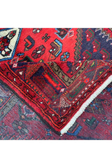 AUTHENTIC HAND KNOTTED VINTAGE HAMIDOUN WOOL AREA RUG 6.9 X 4.4 FT (504 GER)