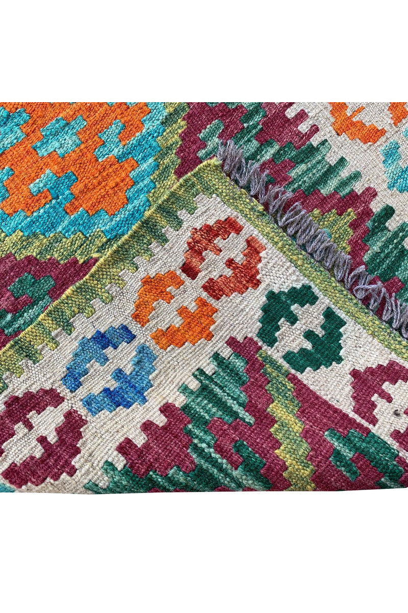 MODERN CHOBI KILIM 2.9 X 2.1 FT