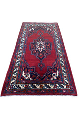 AUTHENTIC HAND KNOTTED HAMIDOUN WOOL AREA RUG 6.9 X 3.7 FT (508 GER)