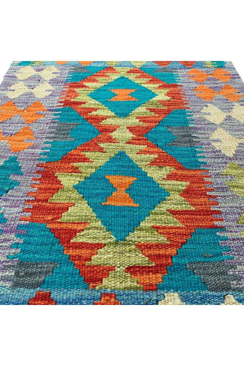 MODERN CHOBI KILIM 2.10 X 1.10 FT