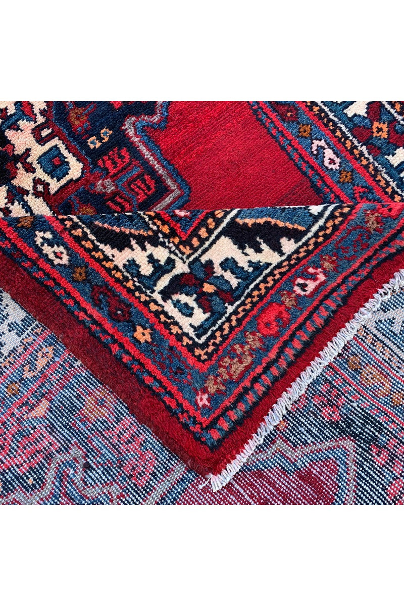 AUTHENTIC HAND KNOTTED HAMIDOUN WOOL AREA RUG 6.9 X 3.7 FT (508 GER)