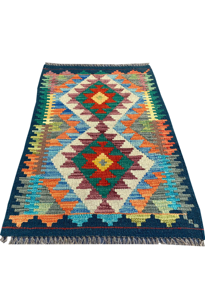 MODERN CHOBI KILIM 2.9 X 1.10 FT