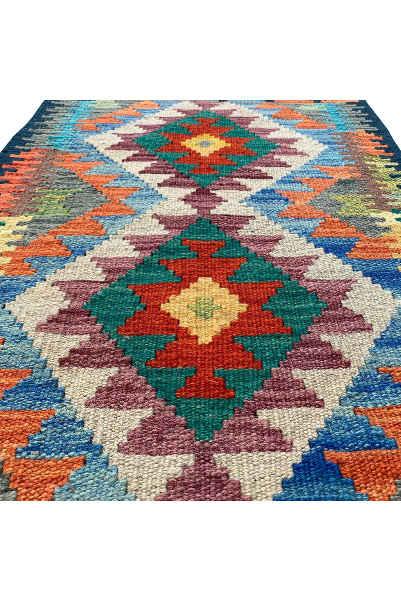 MODERN CHOBI KILIM 2.9 X 1.10 FT