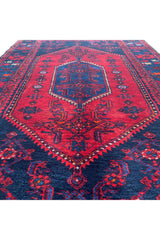 AUTHENTIC HAND KNOTTED VINTAGE HAMIDOUN WOOL AREA RUG 6.9 X 4.4 FT (513 GER)