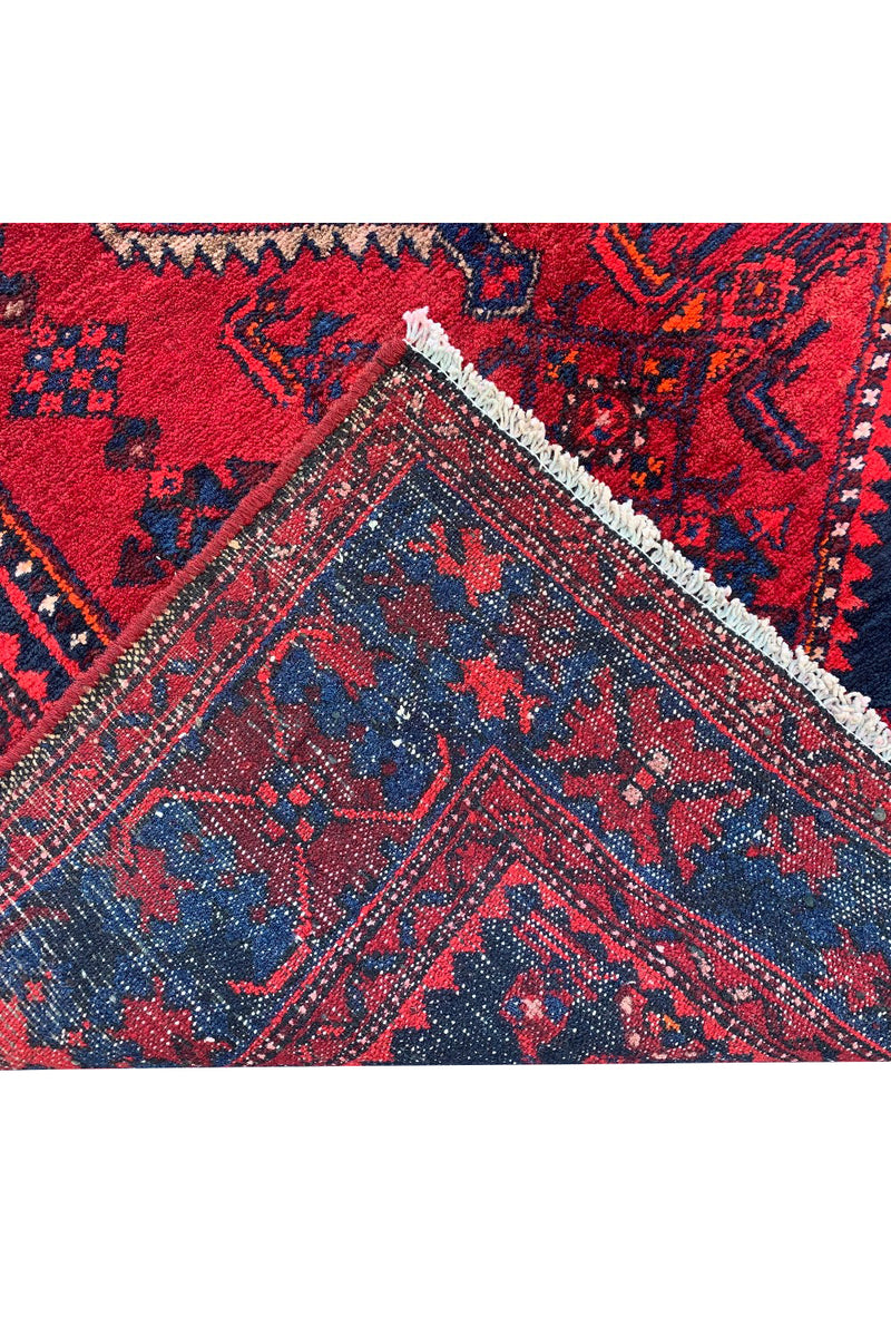 AUTHENTIC HAND KNOTTED VINTAGE HAMIDOUN WOOL AREA RUG 6.9 X 4.4 FT (513 GER)