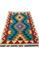 MODERN CHOBI KILIM 2.10 X 2.0 FT