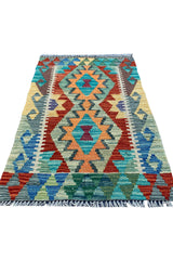 MODERN CHOBI KILIM 2.10 X 1.11 FT