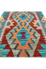 MODERN CHOBI KILIM 2.10 X 1.11 FT