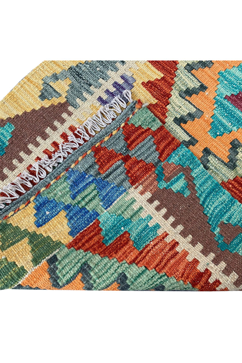 MODERN CHOBI KILIM 2.10 X 1.11 FT