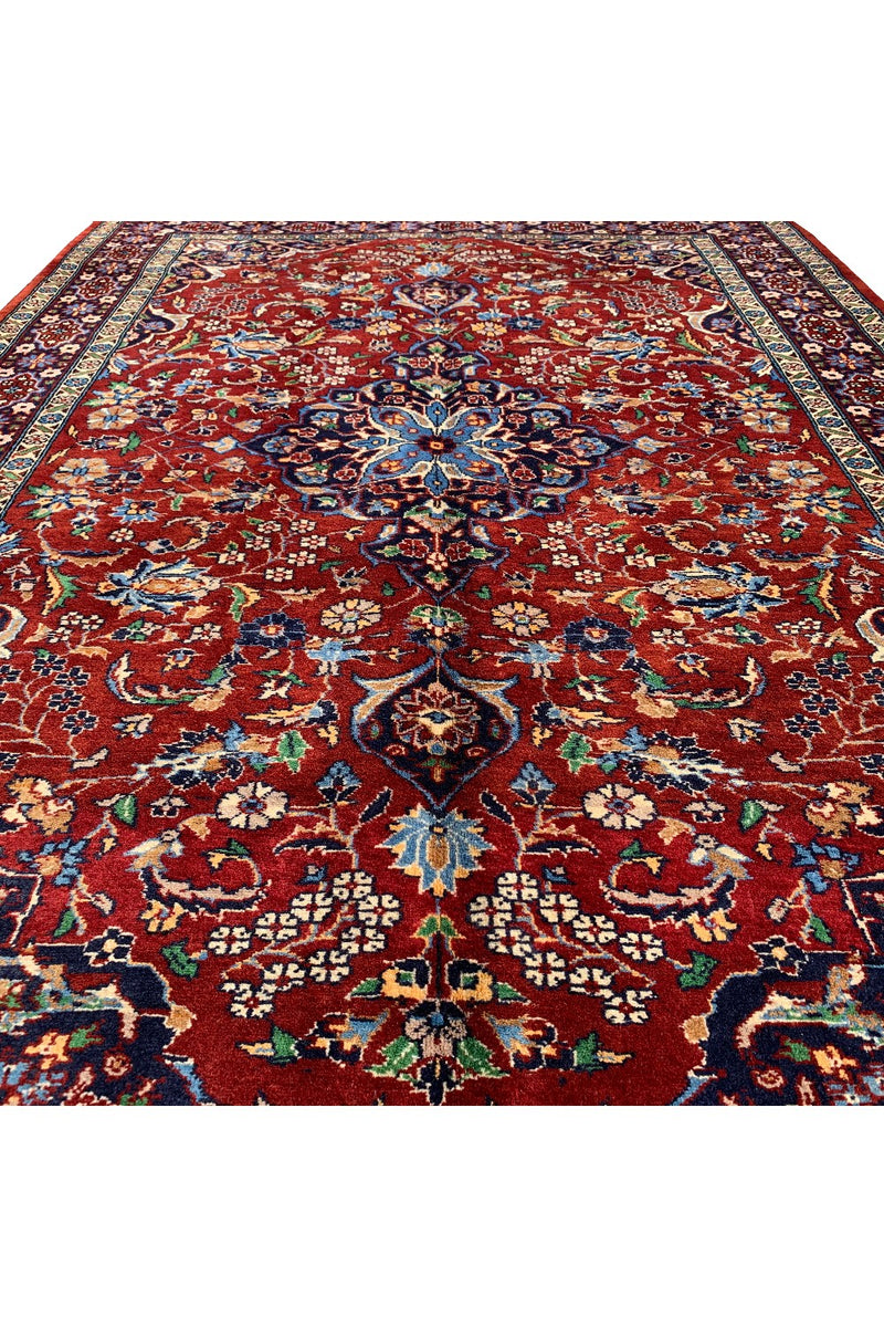 AUTHENTIC HAND KNOTTED VINTAGE QIRMOUN WOOL AREA RUG 6.0 X 4.3 FT (577 GER)