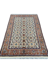 AUTHENTIC HAND KNOTTED INDO WOOL AREA RUG 6.7 X 4.4 FT (521 GER)