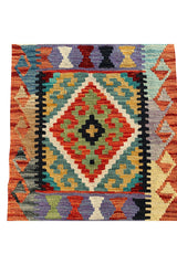 MODERN CHOBI KILIM 2.10 x 1.11 Ft