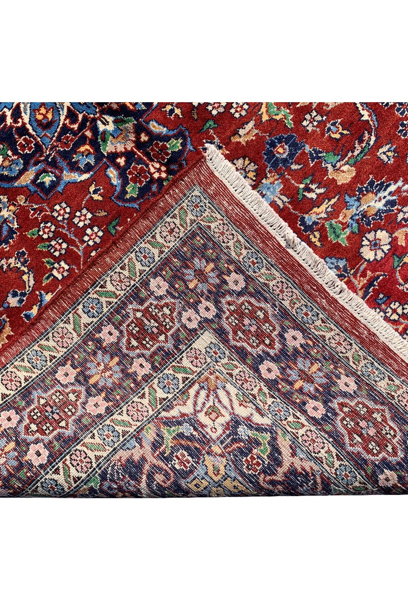 AUTHENTIC HAND KNOTTED VINTAGE QIRMOUN WOOL AREA RUG 6.0 X 4.3 FT (577 GER)